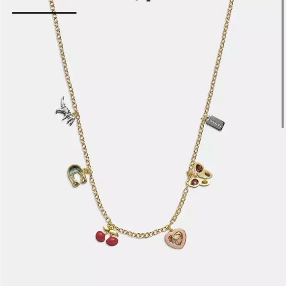 Coach Gold Charm Necklace - Picture 4 of 4